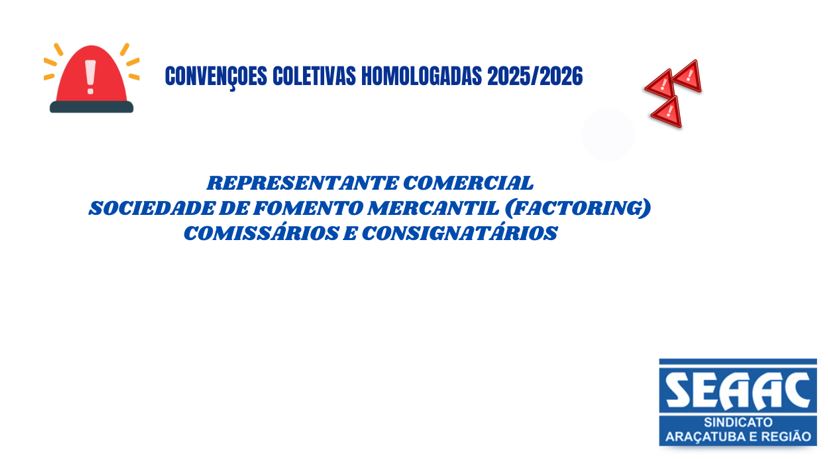 Convenções Coletivas Assinadas 2025/2026